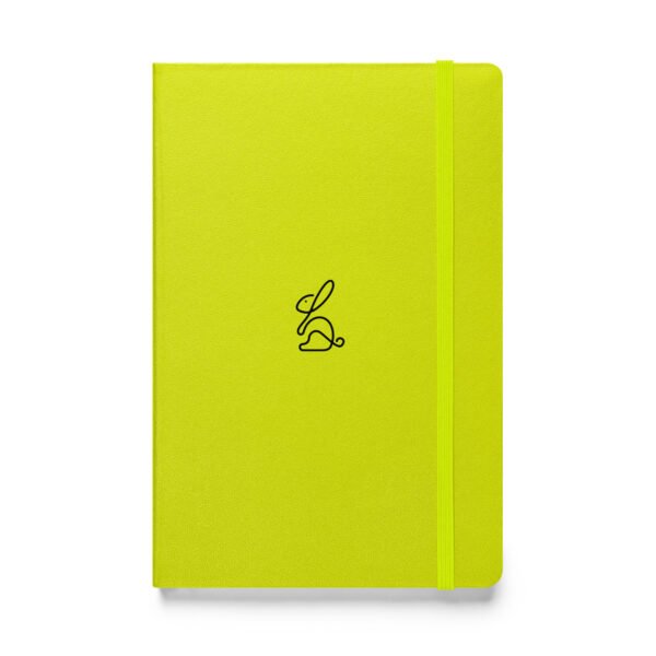 Hardcover bound notebook
